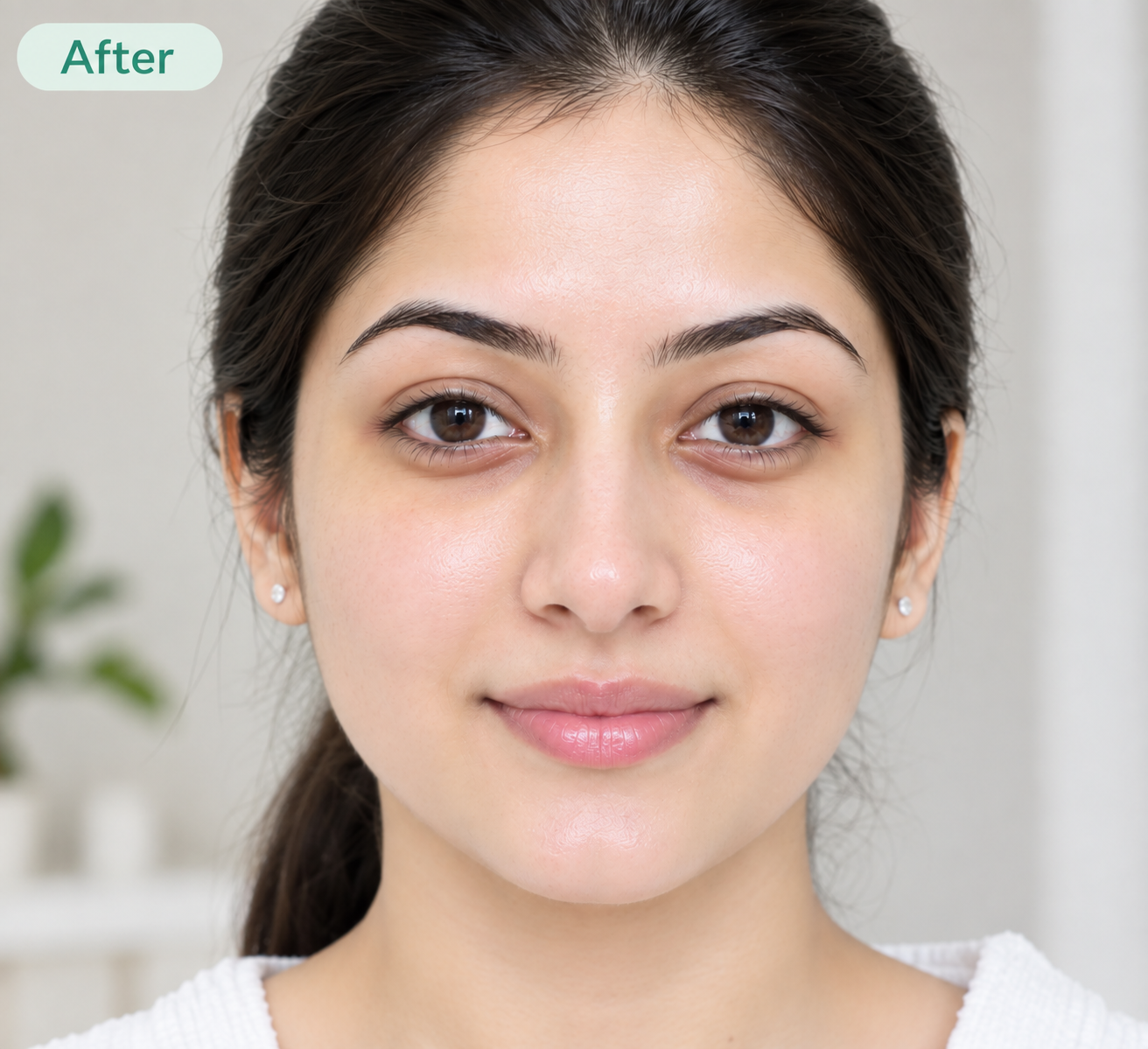 Priya S. after Hydra Facial